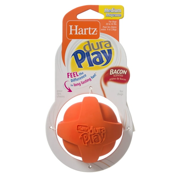 Hartz Dura Play Ball Dog Toy, Medium, Color May Vary