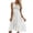 White, variant on QUYUON Womens White Midi Dress Ladies Summer V-Neck Sleeveless Lace Tank Dresses Loose Casual Pleated A-Line Wedding Guest Dress Female Evening Party Bride Dress Style D-6314 White XXL