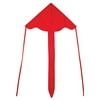 In the Breeze Red 43 Inch Fly-Hi Kite - Single Line - Ripstop Fabric - Includes Kite Line and Bag