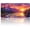 Mountain Lake_01, variant on Front License Plate, Palm Beach Tropical Sunset Ocean Paradise Style Novelty Vanity Tag, Aluminum, 4-Hole, 6 x 12 Inch