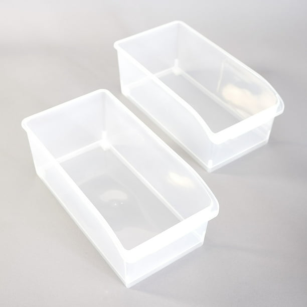 Rolling Storage Bins with Wheels for Fridges and Set of 2