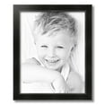 thumbnail image 2 of ArtToFrames 16" x 20" Honors Black with Silver Picture Frame, 16x20 inch Black Wood Poster Frame (WOM-5157), 3 Pack, 2 of 7