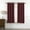 Burgundy, variant on Interior Trends Midnight 2 Piece 100% Blackout Insulated Grommet Top Window Panel Curtain Drape Set (84" Long, Mustard)