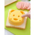 thumbnail image 2 of Bsvklp Cortador Sándwich Con Forma Oso para Molde para Sushi Molde para Bolas Arroz Herramientas DIY, 2 of 9