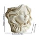 thumbnail image 3 of Girl Head Organizer Multi Functional Pen Cup Makeup Brush Cup Vase Small Plants Pot Vintage Tabletop Decor Home Office Indoor Outdoor Use, 3 of 7