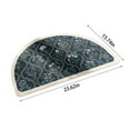 thumbnail image 3 of Carpet,Half Circle Bathroom Rugs Spring Floral Print Absorbent Microfiber Rugs Non Slip Mats For Bathroom Floor Tub And Shower Home Decor Accessories Features:, 3 of 3