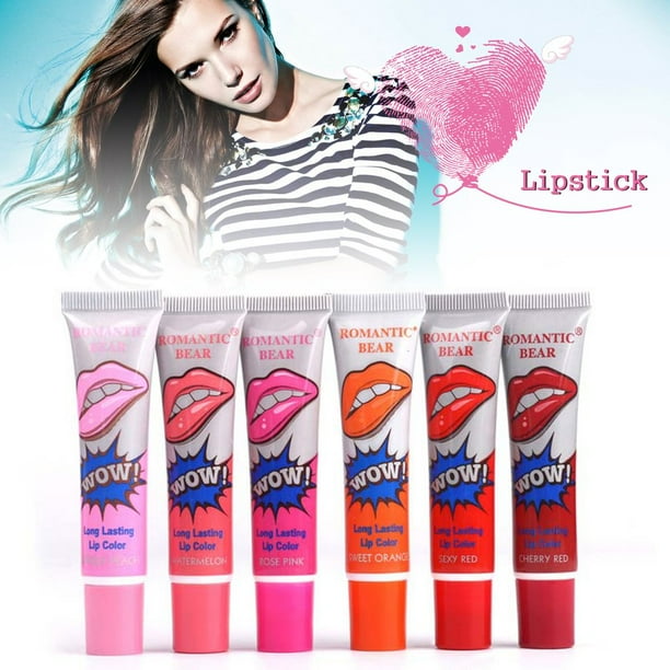 Discount ROMANTIC BEAR Long Lasting Lip Gloss Peel Off Lipstick Waterproof Lip Tint