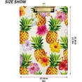 thumbnail image 3 of FMSHPON Hibiscus Pineapple Tropical Floral Clipboard Hardboard Wood Nursing Clip Board and Pull for Standard A4 Letter 13x9 inches, 3 of 5