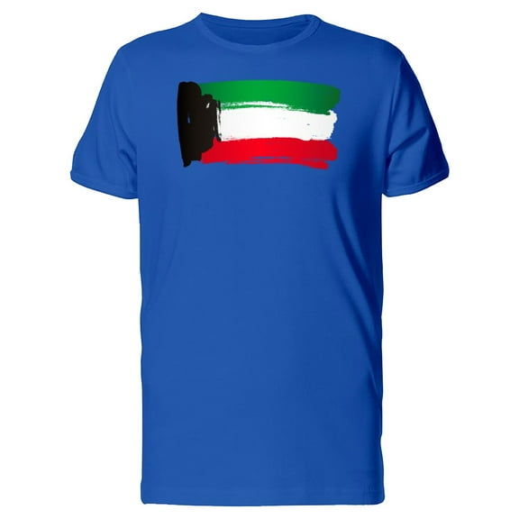 Paint Of The Flag Of Kuwait T-Shirt Men -Image by Shutterstock, Male Large