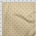thumbnail image 3 of oneOone Cotton Flex Yellow Fabric Artistic Flower & Shapes Geometric Fabric For Sewing Printed Craft Fabric By The Yard 40 Inch Wide, 3 of 4