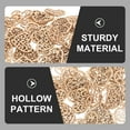 thumbnail image 2 of Ferencaa Heart Hollow Out Flower DIY Wood Slices 1.95”Cutouts Pendant Crafts for Wedding Party DIY Making Christmas 100pcs, 2 of 10