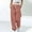 Pink, variant on XFYSSS Casual Ladies' Fashion Color blocked Printed Pocket Drawstring Pants Full Length Pants Women Polyester Pants