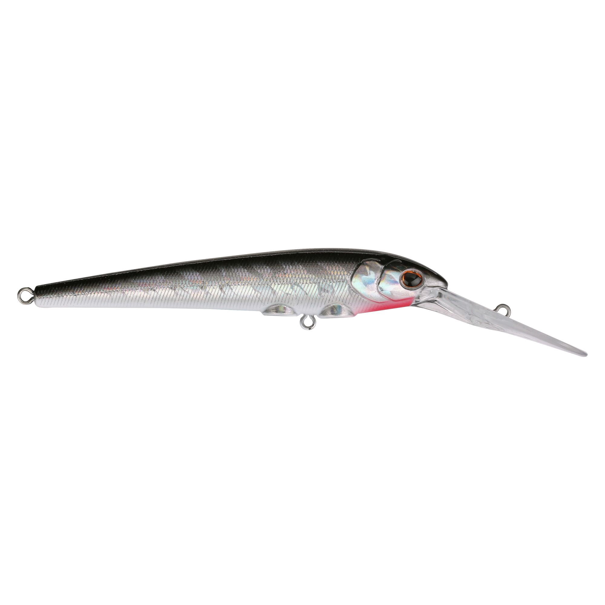 Berkley Deep Hit Stick, 4.25 in, Crankbaits, Black Silver (1 Count)