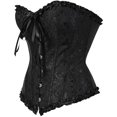 thumbnail image 2 of Femmes Corsets Bustiers Désossés Top Brodé Grande Taille, 2 of 6