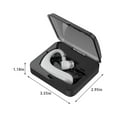 thumbnail image 3 of Best today on Wireless Earbuds Bluetooth Headphones 80hrs Playback Ear Buds Power Display with Noise Canceling Mic with Earhooks for Sports/Workout/Running, 3 of 8