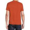 thumbnail image 3 of Hanes Essential Short Sleeve T-Shirt, Men's Casual Crewneck Classic Fit Tee, Orange, 2XL, 3 of 5