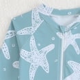 thumbnail image 6 of Gunia Baby Swimsuit Boy Print Swimwear With Rash Guard Swim Trunks Kids Summer Party Bathing Suits For Beach Pool 9M-3Y, 6 of 7