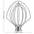 thumbnail image 2 of Fouet en Acier Inoxydable à 6 Fils pour Batteur sur Socle Incliné Bol de 4,5-5 Pintes DS, 2 of 5