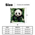 thumbnail image 5 of Panda Velvet Throw Pillow Covers Set of 2 | Unique Patterns in 16x16, 18x18, 20x20 Inches |for Home Decor and Gifts | Includes Pillow Inserts | Throw Pillow Inserts Included, 5 of 6