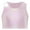 Pink, variant on Kids Girls Athletic Shirt Jazz Dance Crop Tops Sequins Dancewear Stage Performance Tank Vest Sky Blue M