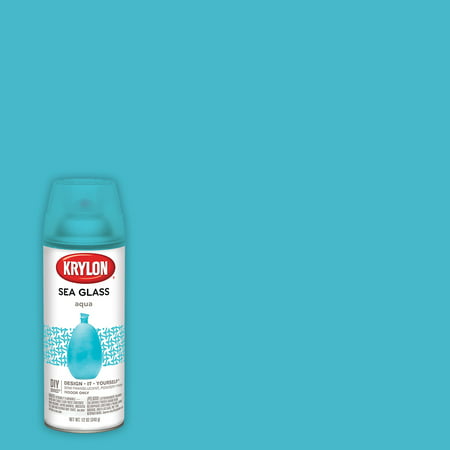 Krylon® Sea Glass Aqua Spray Paint, 12-Oz (Best Paint To Use On Glass)