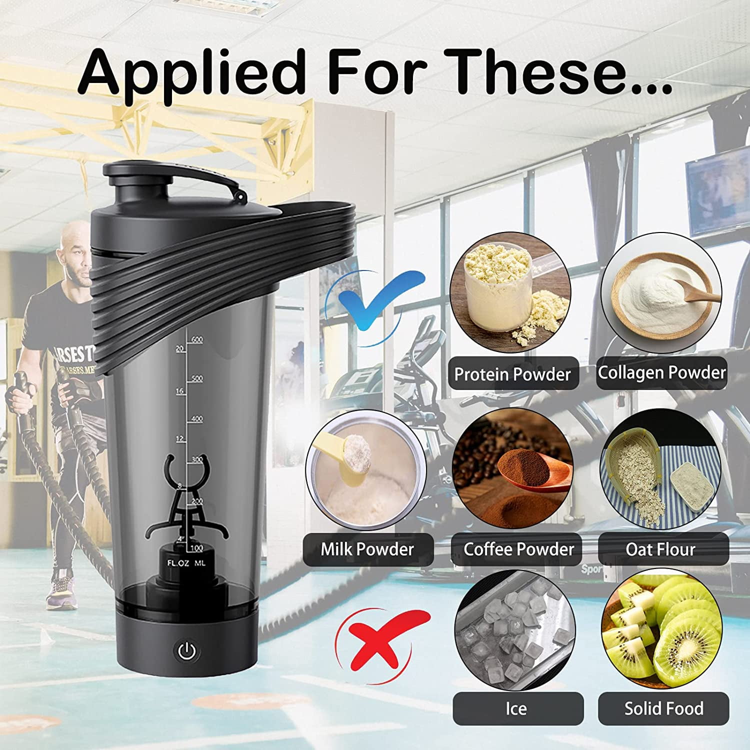 SMARTERNUTRITION Smarter Blender Cup (Not a Shaker Bottle) – For protein  Shakes collagen powder Post…See more SMARTERNUTRITION Smarter Blender Cup
