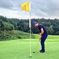 thumbnail image 1 of Raindrops 4pcs Golf Flag Tube Durable Plastic Flag Poles Easy To Use And Store For Golfing, 1 of 8