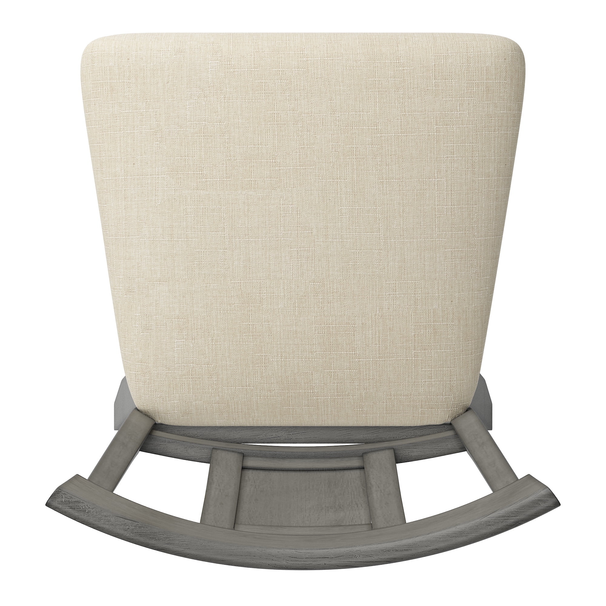 Weston Home Sheena Farmhouse Square Swivel Panel Back 24" Counter Height Stool, Antique Grey