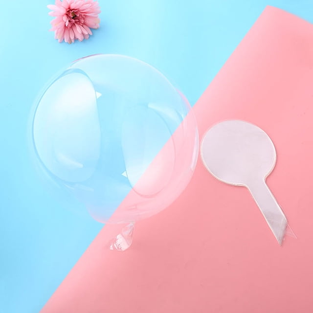 CRAFTHROU 5Ud Globos Para Fiesta Transparentes De Látex Con Alta Elasticidad Para
