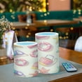 thumbnail image 3 of Yayeee Flameless Candles with Remote Flickering Battery Operated Multi Color Changing, Beach Toys Pattern, 3 of 7