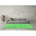 thumbnail image 3 of Ahgly Company Indoor Square Oriental Emerald Green Traditional Area Rugs, 4' Square, 3 of 4