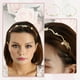 thumbnail image 3 of 4 Pcs Diademas de Metal de Aleación en Forma de Mariposa, Tono Dorado, 4.92", 3 of 7