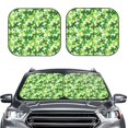 thumbnail image 2 of Salouo Happy St. Patrick's Day Pattern Car Windshield Sun Shade Foldable | Front Windshield Shade for Sun, Heat and UV Rays | Interior Sun Protection-Small, 2 of 6