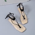thumbnail image 4 of Sandalias planas Correa Estampado de leopardo Casual Zapatillas de mujer Wmkox8yii ytu6161, 4 of 7