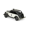 thumbnail image 3 of Contemporary Home Living 1930's Style Police Car Decoration - 13.5" - White and Black, 3 of 7