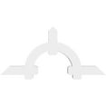 thumbnail image 2 of 72"W x 33"H x 4"D x 6"F, 11/12 Pitch, Ericson Architectural Grade PVC Gable Bracket, 2 of 8