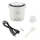 thumbnail image 1 of 12v 100w 1l Electric Portable Multifunctional Rice Cooker Food Steamer For Cars (white), 1 of 5