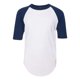 thumbnail image 1 of Augusta Sportswear 4421 para mujer, blanco/azul marino, mediano Ropa deportiva Augusta 4421, 1 of 1