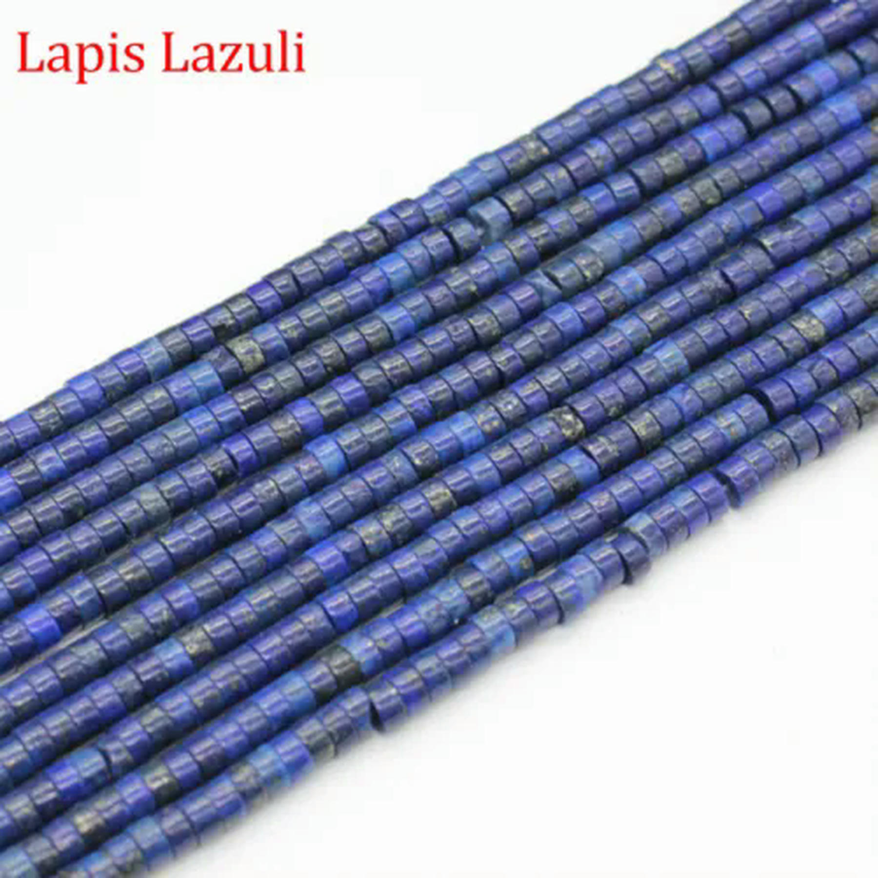 2x4mm Assorted Gemstones Rondelle Crystal Spacer Loose Beads for Jewelry Making