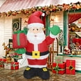 thumbnail image 3 of Inflatable Cartoon Giant Snowman with LED Light for  Garden Party Decor, 3 of 9