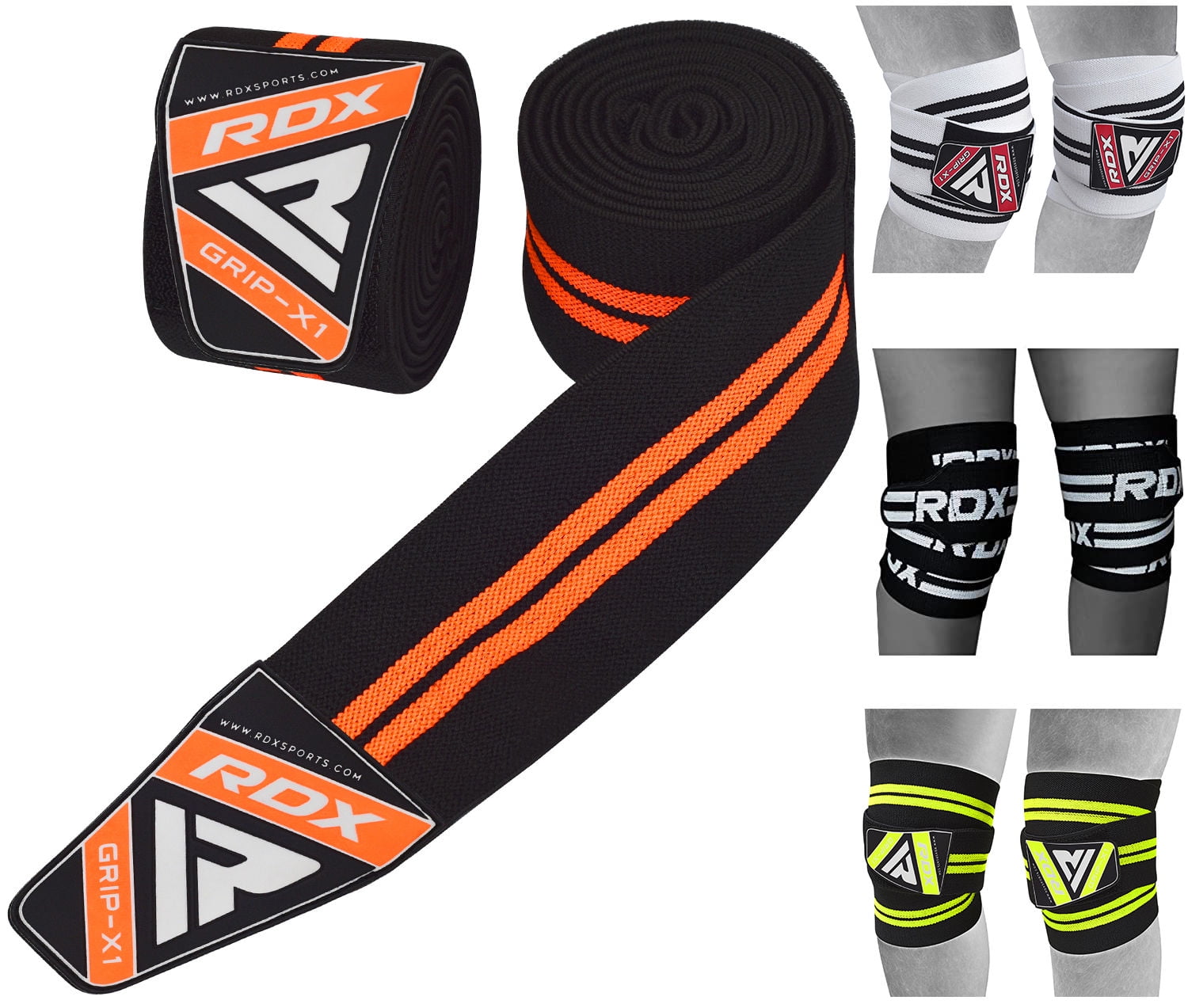 RDX Wrist Wraps W3 Gym Weight Lifting Thumb Loop Straps Training