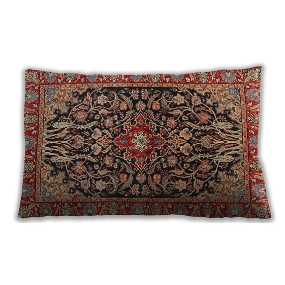 Ahgly Company Indoor Rectangular Traditional Lumbar Throw Pillow, 13 inch by 19 inch