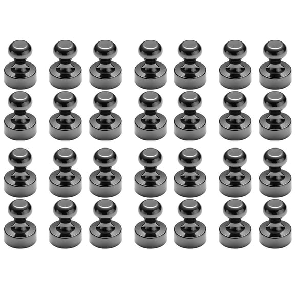 COREBAY Wall Sticker Calendar Refrigerator Magnet (28 Pack) – Compact, Powerful Magnet, Black Color, Ideal for Classroom, Kitchen, Office & Cabinet Decoration.