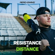 Aero Swing Baseball & Softball Swing Trainer, Bat Swing Air Resistance, Baseball and Softball Training Tool, Batting Aid for Speed and Accuracy.