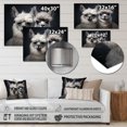 thumbnail image 4 of Designart "Two Alcapas beautyful Guardians II" Animals Metal Wall Art, 4 of 5