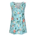 thumbnail image 5 of Blusa de chaleco sin mangas con cuello en V y estampado de tallas grandes suelta informal con estilo para mujer OAVQHLG3B Store lin121212, 5 of 5