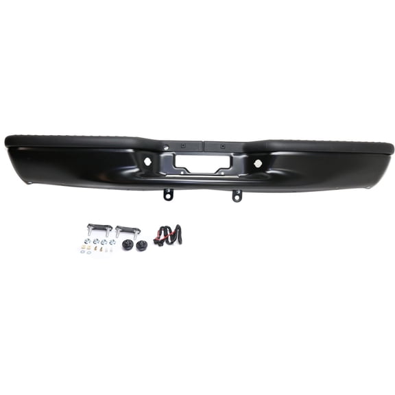 Step Bumper Compatible with 2004 Ford F-150 Heritage 1997-2003 Powdercoated Black