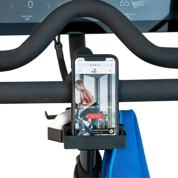 All-in-One Metal Holder for Peloton Bike, iPhone   Towel   AirPods, Phone Holder for Original Peloton Bike & Bike , Cross Training Bike & Bike , Includes 2 Towel Holders, Accessories for Peloton Bike