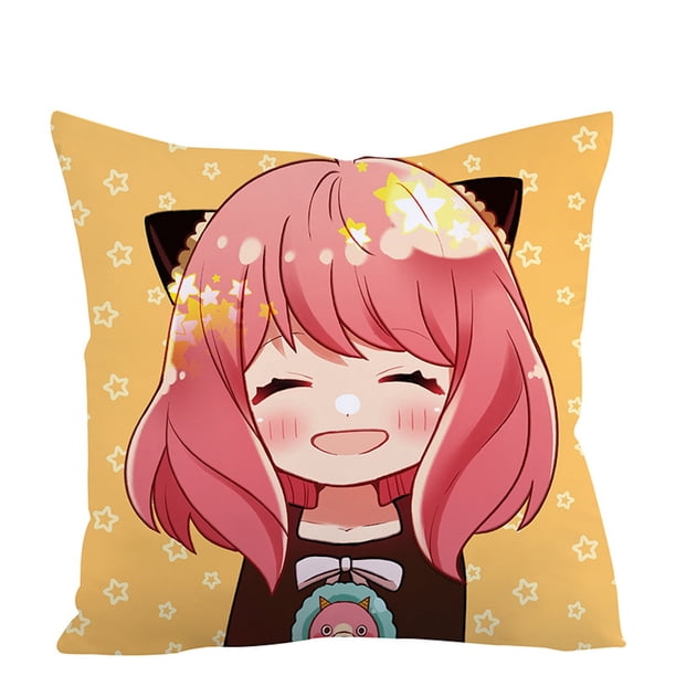 Funda de cojín decorativa Spys Family Anime, 45 x 45 cm