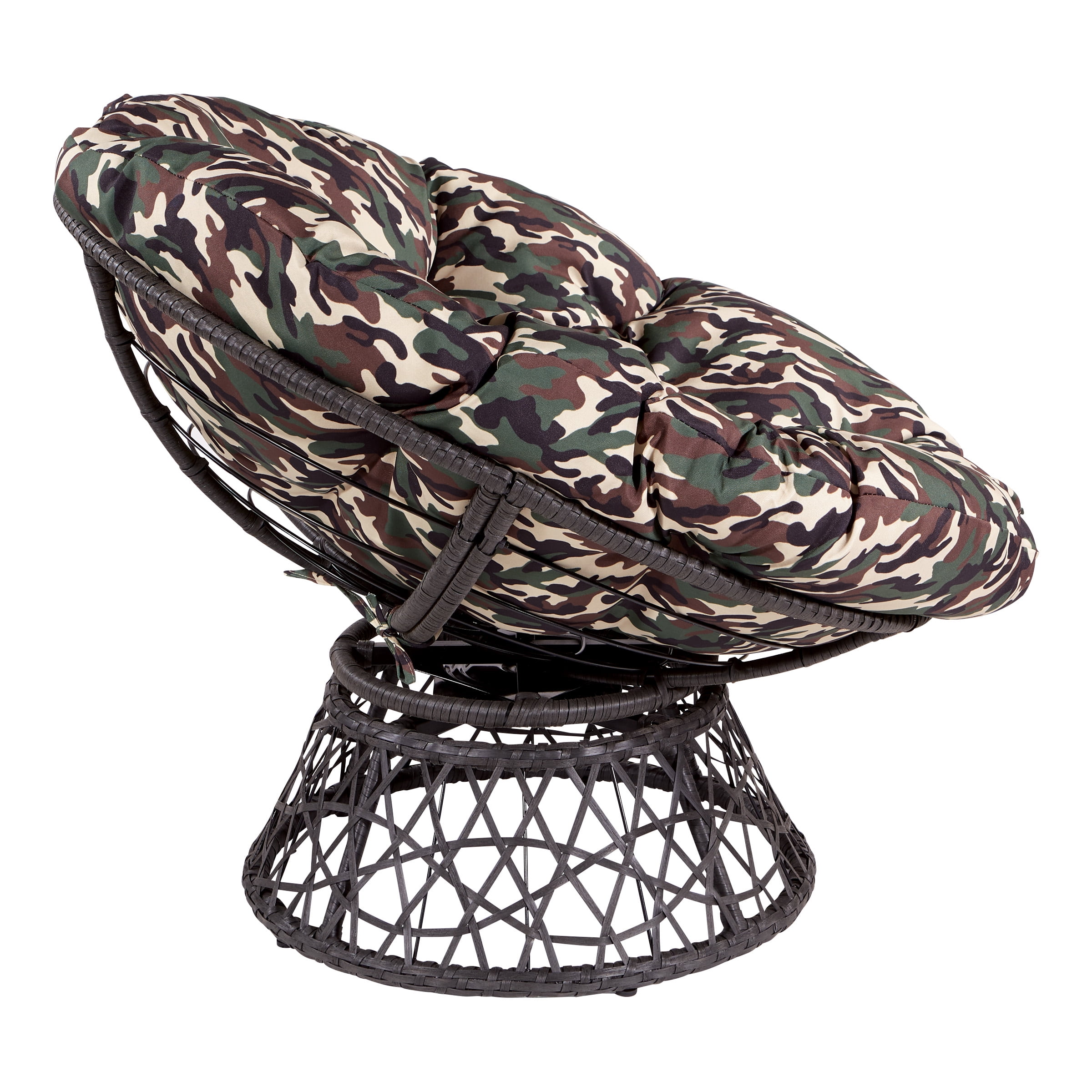 OSP Designs by Office Star Products Papasan Chair with Black